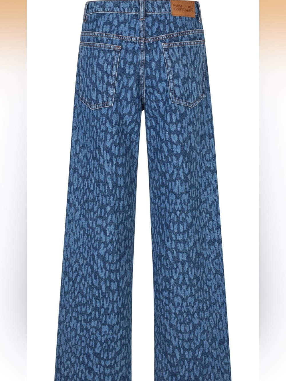 Baum und Pferdgarten, Womens, NICOCETTE Pants, Leopard Vintage Blue - Picture 4 of 5